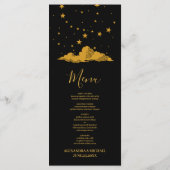 神秘的な黒金ゴールド天結婚星 メニュー (裏面)