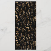 神秘的な黒金ゴールド天結婚星 メニュー (裏面)