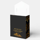 神秘的な黒金ゴールド雲ムーン結婚ズ フェイバーボックス (オープン)