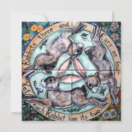 神秘的な3羽うさぎは耳4シーズン空白の