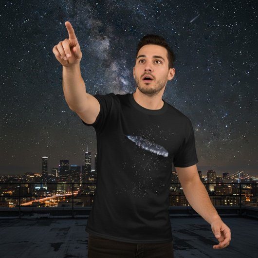 神秘的な3iアトラス宇宙船 コズミックダーク tシャツ