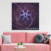 神秘的な キャンバスプリント (インサイチュ (リビング))