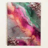 神秘的な プランナー手帳 (正面)