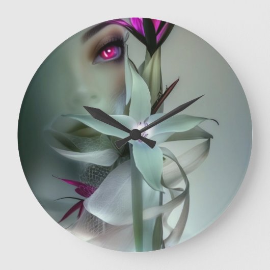 神秘的な ラージ壁時計 (正面)