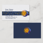 神秘的な 名刺 (正面/裏面)