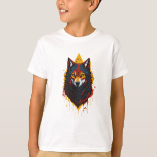 神秘的な〔雄ジカの〕枝角:スタジオジブリインスパイアベクトル Tシャツ