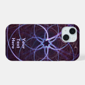 神秘的な iPhone 15ケース (裏面横)