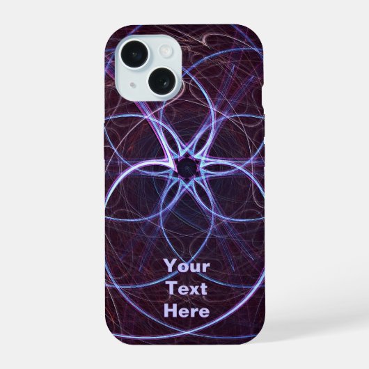 神秘的な iPhone 15ケース (裏面)
