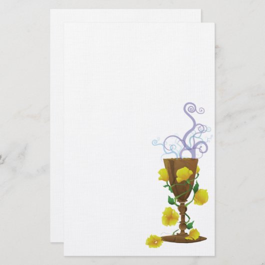 「神秘的なGoblet 便箋 (正面/裏面)