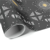 神秘的なWフォーチュンタロットザサンハロウィーンゴシック ラッピングペーパー (ロールコーナー)