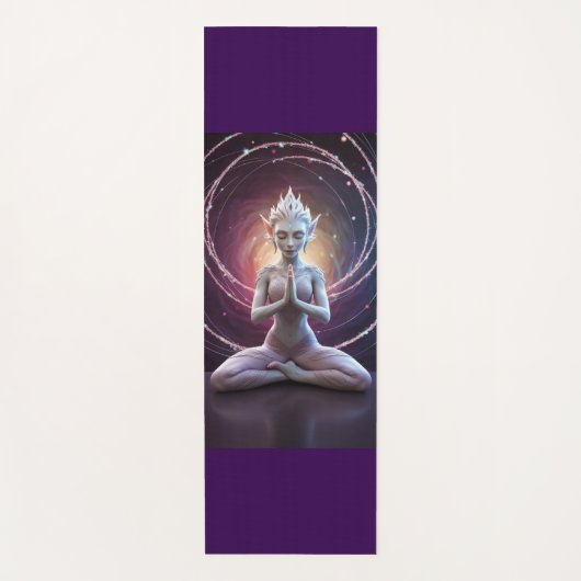 神秘的めい想な ヨガマット (正面)