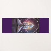 神秘的めい想な ヨガマット (正面(横))