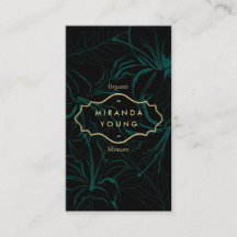 神秘的エレガントな花柄の緑