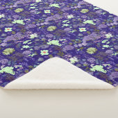 神秘的エレガントな雰囲気の花 シェルパブランケット (3/4)