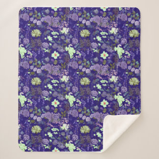 神秘的エレガントな雰囲気の花 シェルパブランケット