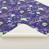 神秘的エレガントな雰囲気の花 シェルパブランケット (3/4)