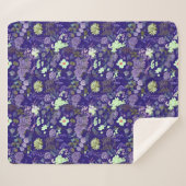 神秘的エレガントな雰囲気の花 シェルパブランケット (正面(横))