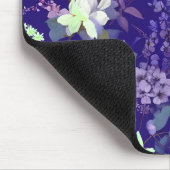 神秘的エレガントな雰囲気の花 マウスパッド (コーナー)