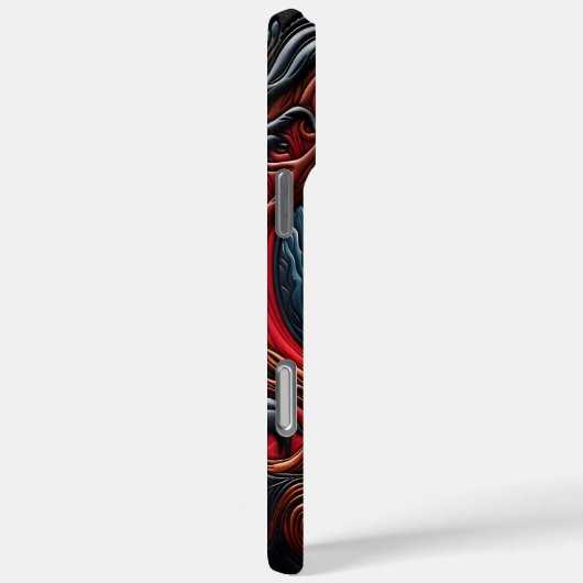 神秘的カラフルな夜景の中のフクロウ Case-Mate iPhoneケース (裏面 / 右)