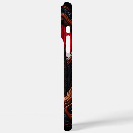 神秘的カラフルな夜景の中のフクロウ Case-Mate iPhoneケース (裏面 / 左)