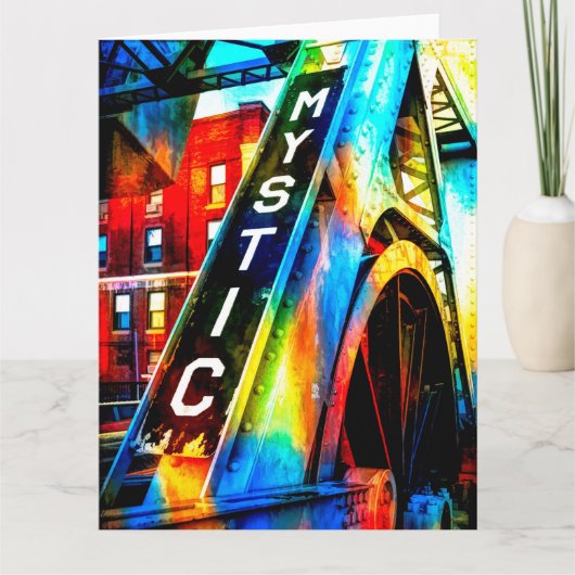 神秘的カラフルな カード (正面)