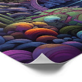 神秘的カラフルファンタジー ポスター (角)