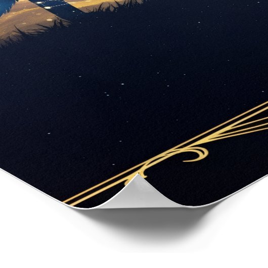 神秘的キツネ ポスター (角)