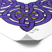 神秘的クロスプリント ポスター (角)