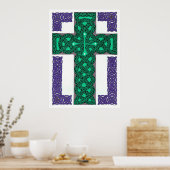 神秘的クロスプリント ポスター (キッチン)