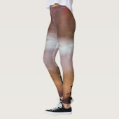 神秘的グラデーションブラック宇宙銀河系ジュピタースパークルズ レギンス (左)