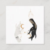 神秘的コズミックスクエアビジネスカード スクエア名刺 (正面)