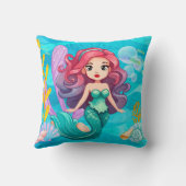 神秘的サイレンデザイン クッション (裏面)