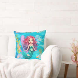 神秘的サイレンデザイン クッション