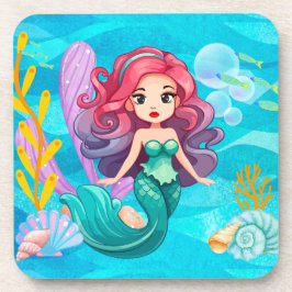 神秘的サイレンデザイン コースター