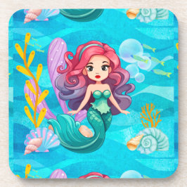 神秘的サイレンデザイン コースター