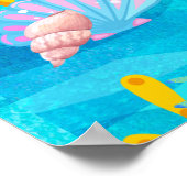 神秘的サイレンデザイン ポスター (角)