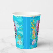 神秘的サイレンデザイン 紙コップ (右)