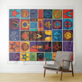 神秘的シンボロジー タペストリー (インサイチュ(横))