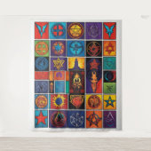 神秘的シンボロジー タペストリー (正面)