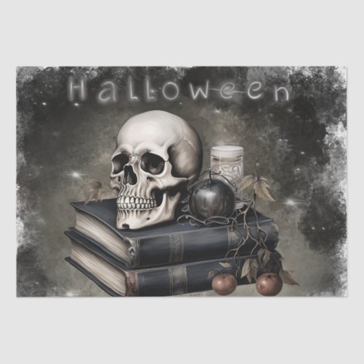 神秘的スカル 薄葉紙 (正面)