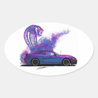 神秘的ステッカー 楕円形シール