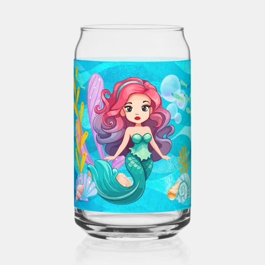 神秘的デザイン ガラス缶 (正面)