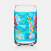 神秘的デザイン ガラス缶 (左)