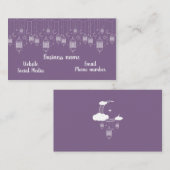 神秘的デザイン 名刺 (正面/裏面)