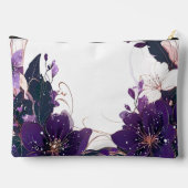 神秘的バイオレット開花 アクセサリーポーチ (裏面)