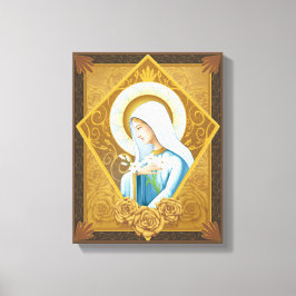 神秘的バラ キャンバスプリント