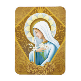 神秘的バラ マグネット