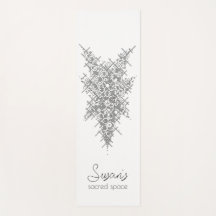 神秘的パーソナライズされたな「名前の神聖な宇宙」ヨガマット