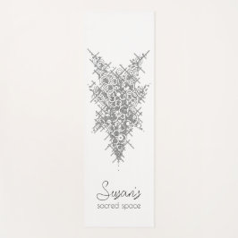 神秘的パーソナライズされたな「名前の神聖な宇宙」ヨガマット ヨガマット