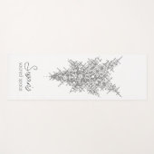 神秘的パーソナライズされたな「名前の神聖な宇宙」ヨガマット ヨガマット (正面(横))